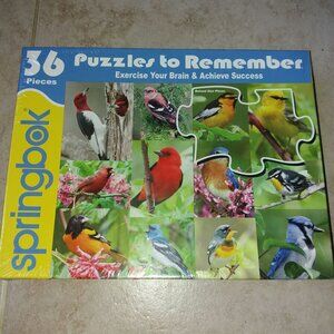 Springbok Puzzle 36 Birds of a Feather 18×23" New Sealed large pieces